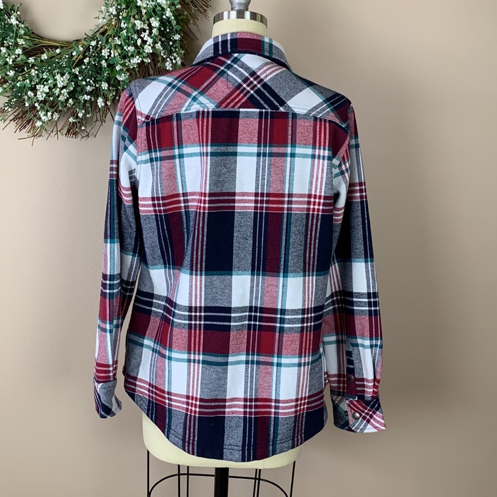 Orvis Women’s Plaid Flannel Size Medium - image 5